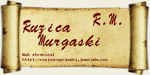 Ružica Murgaški vizit kartica